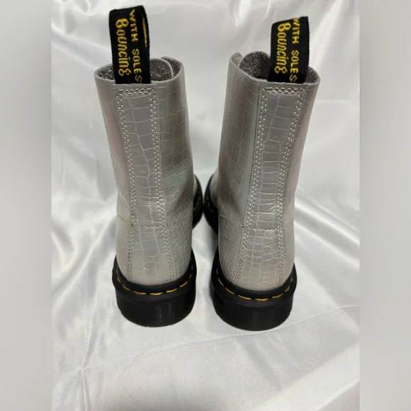 Iridescent Croc-Embossed Dr. Martens - Picture 5 of 6